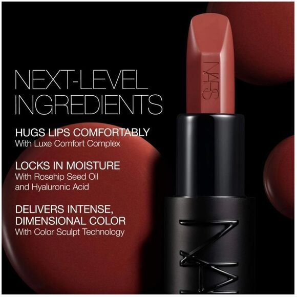 NARS Explicit Refillable Satin Lipstick - 862 Incendiary - Picture 8 of 10